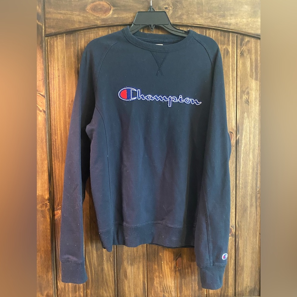 Navy Champion Sweatshirt
